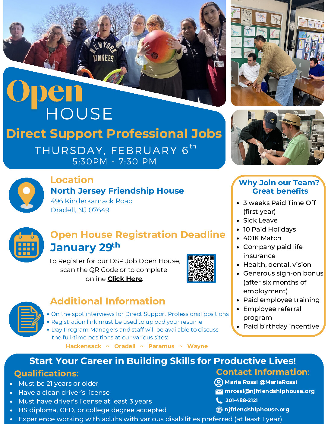 Open House – Direct Support Professionals Job Fair